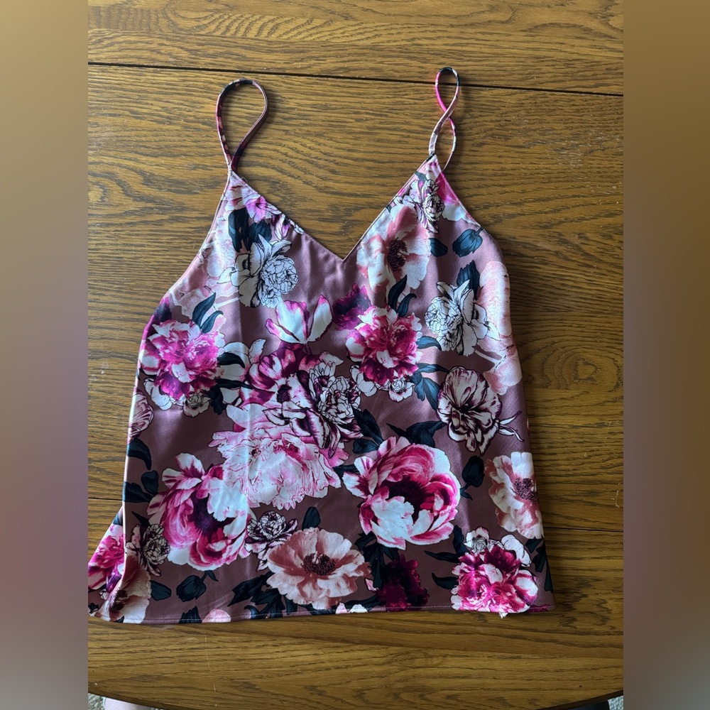 Victoria's Secret Pink and Gray Floral Lingerie